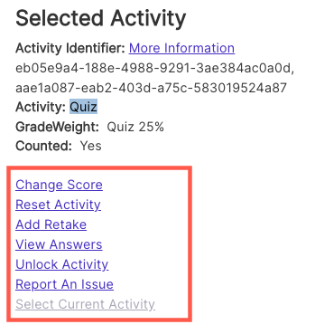 Unlocking an assessment from the Manage Students page – Edgenuity