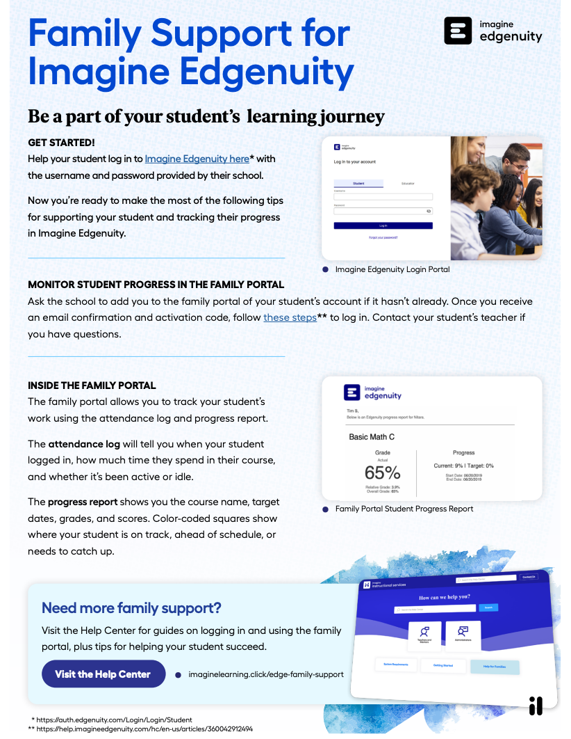 How Students and Families Can Log In