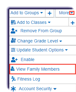 Viewing an Archived Student's Family Members – Edgenuity